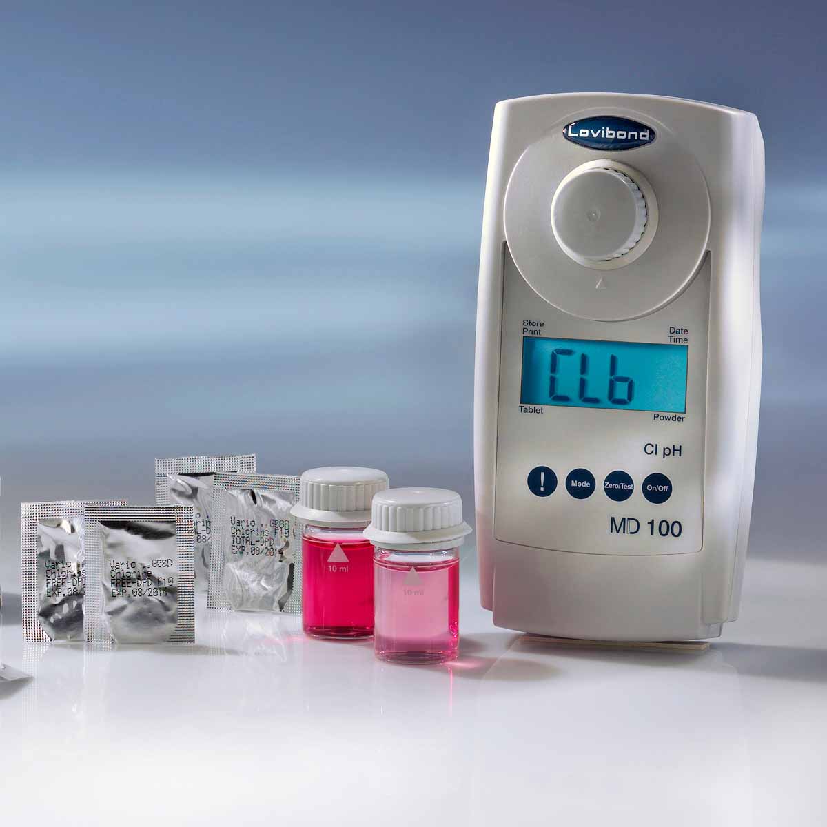 MD 100: Fotómetro para la prueba de dureza total (tabletas)